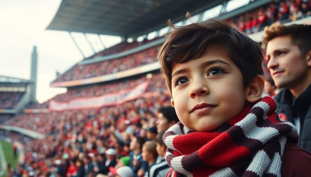 Свежие кадры с фанатскими трибунами на аренах - иллюстрация