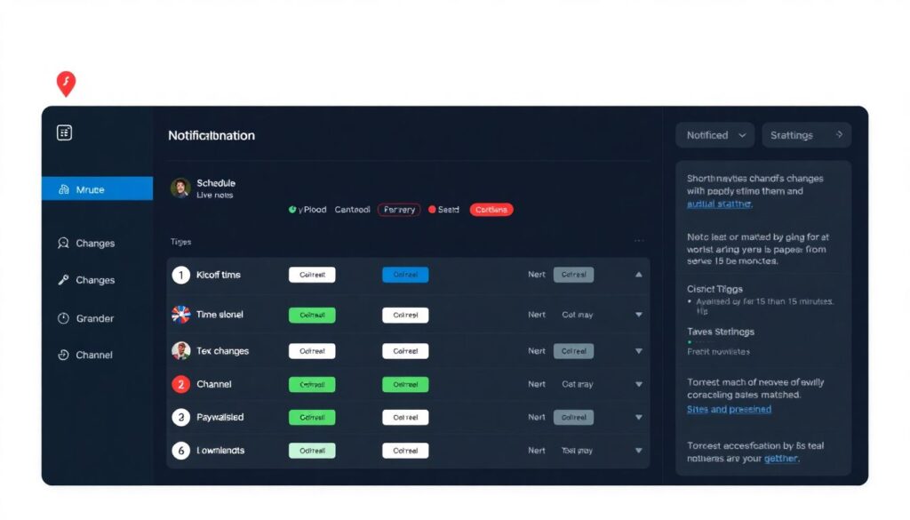 Изменения в расписании трансляций: оперативное оповещение фанатов - иллюстрация