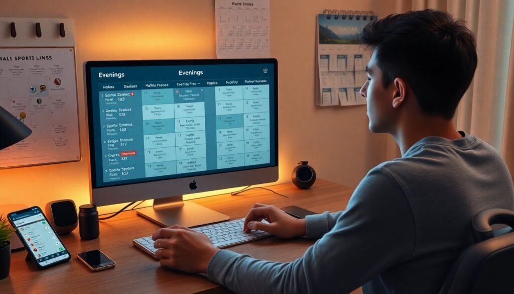 Расписание прямых эфиров с обзорами матчей - иллюстрация