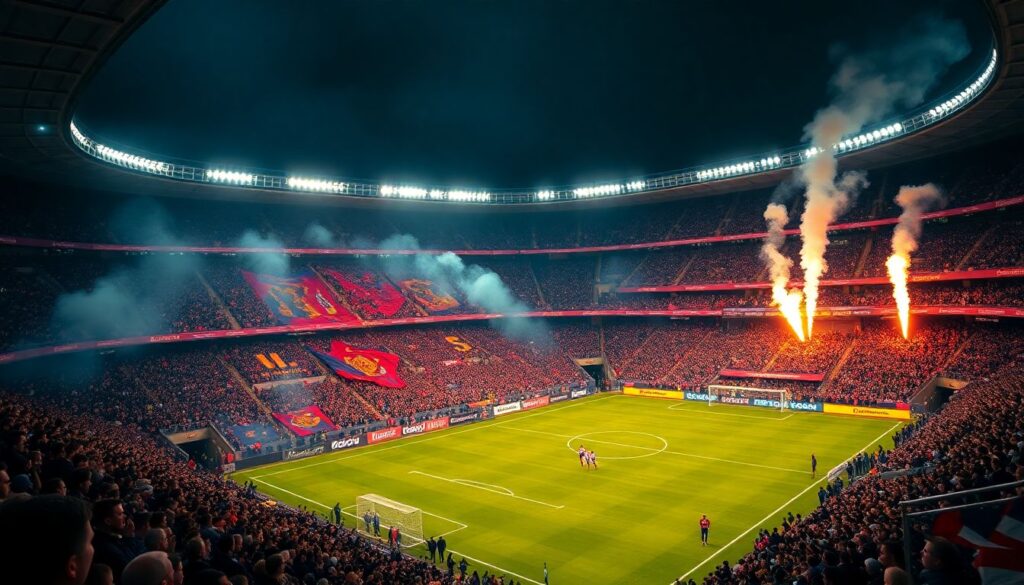 Репортажи с арены: атмосфера и настроение болельщиков - иллюстрация