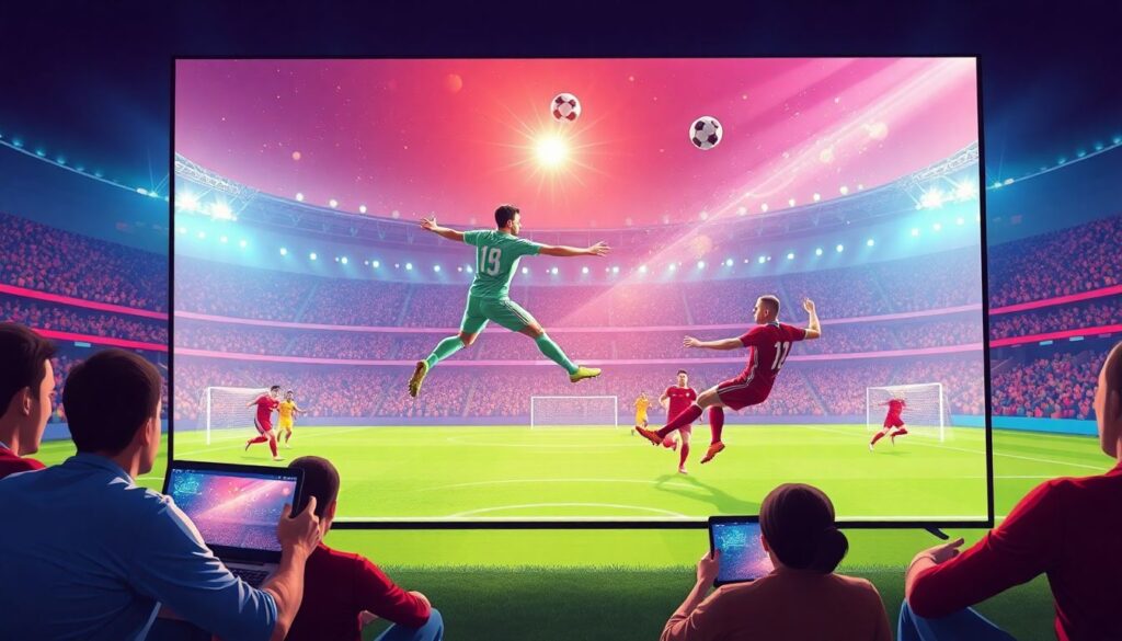 Свежие подборки лучших голов и головок матча - иллюстрация