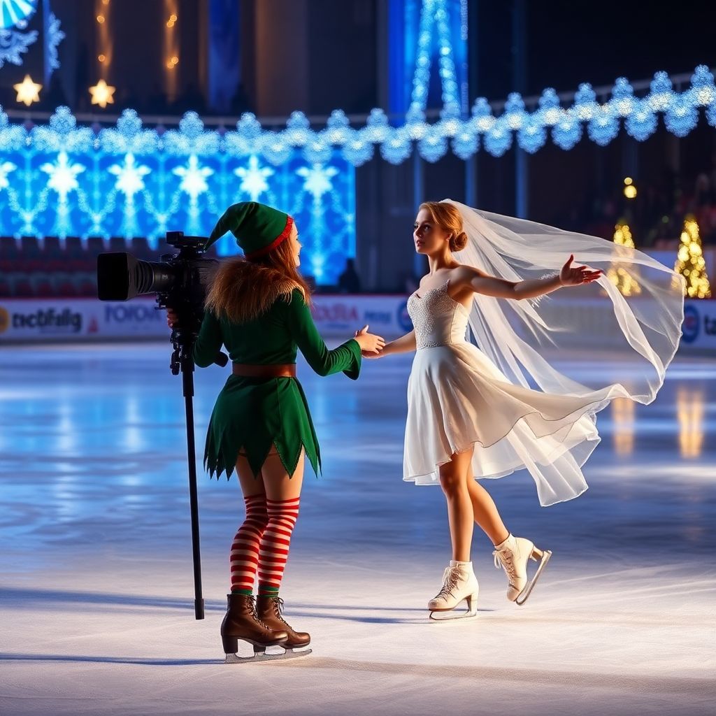 Фото со съемок шестого выпуска «Ледникового периода» с Загитовой и Туктамышевой