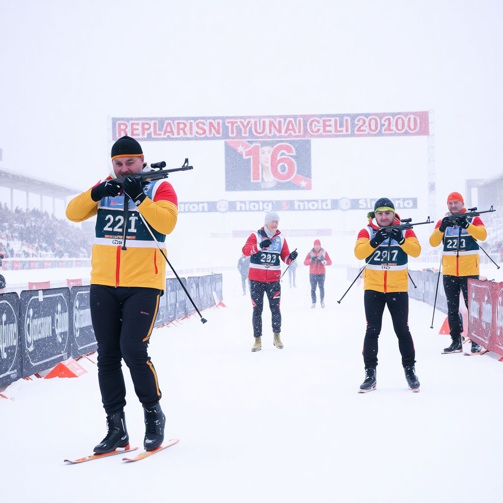 Чемпионат России по биатлону: Халили уступил Лазовскому, золото у Московской области