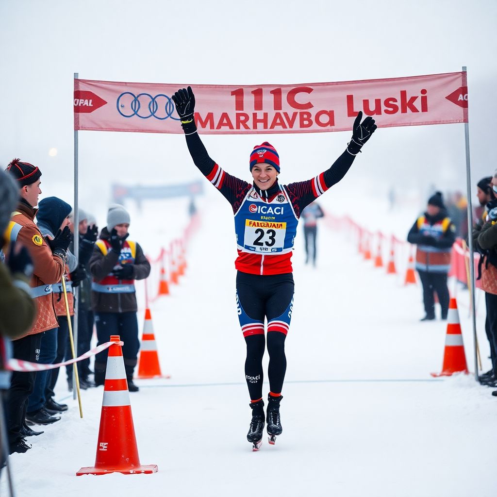 Большунов завершил сезон победой на 70 км в Мончегорске со спорным эпизодом